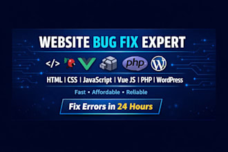 fix vue js javascript bugs frontend issues and API errors fast