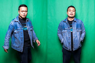 record casual deep male voice over in bahasa indonesia and english