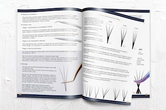 sell you volume lash extension manual or make new one