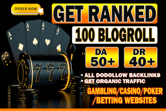 make da50 plus dofollow homepage blogroll sidebar footer SEO backlinks