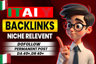 provide authority italy dofollow backlinks from italian link building