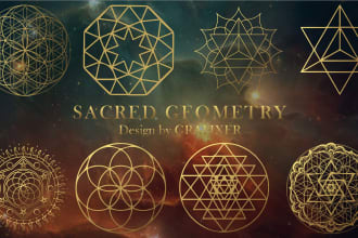 do sacred geometry, mandala, and spiritual logo design