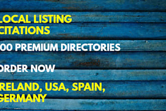 do top 100 local citations for USA germany spain and ireland