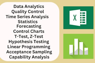 do data analytics in minitab, excel, google sheets