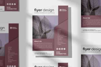 design real estate, corporate, and business flyer