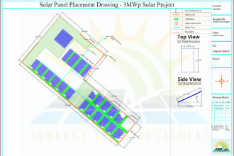 design solar system with pvsyst and drawings