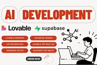 build lovable ai website, lovable saas mvp, lovable supabase backend lovable app
