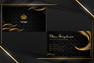 create  professional business card for you
