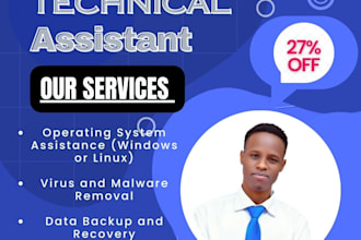 offer IT technical support specialist, fix, windows 10