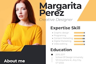 create a professional CV with cover letter n update linkedin