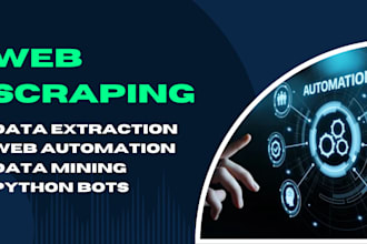 do web scraping and data mining with python