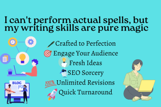 do professional copywriting for engaging articles and blogs