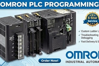 do omron plc programming and hmi design