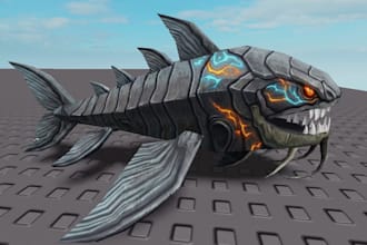 design custom roblox 3d assets cars, characters more