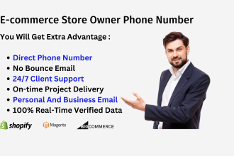 do collect ecommerce leads and owner direct phone number