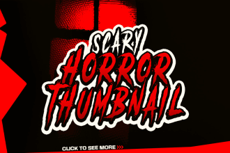 make eye catching horror youtube thumbnails