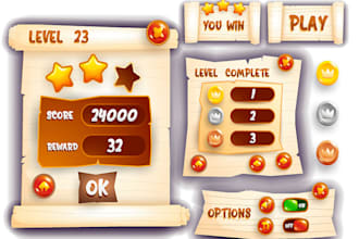 design website and apps icons and buttons