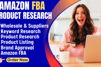 do amazon fba wholesale product research and product listing