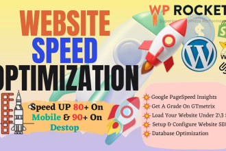 do fast website speed optimization for slow page load time and increase speed
