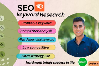 do profitable keywords research for SEO and competitor analysis for top ranking