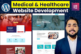 design medical, healthcare, home care, dental clinic website