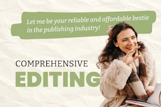 comprehensively edit your book