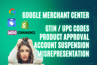 fix merchant center, misrepresentation, suspension