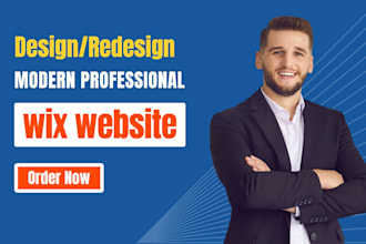 design or redesign wix website, wix ecommerce store