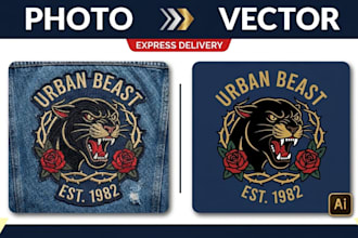 convert sketch to vector, vectorize image or logo tracing