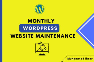 do monthly wordpress maintenance and management service