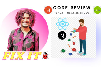 review, debug , clean, fix and refactor your react code