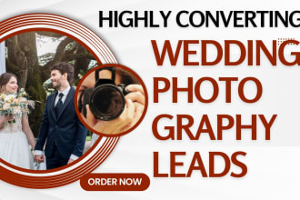 generate photography leads wedding photography leads event planning landing page