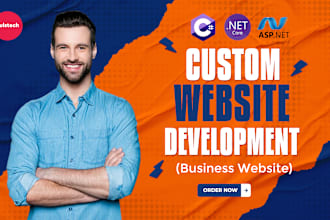 do custom website development using asp net core and asp net mvc