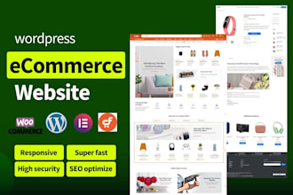 create ecommerce website with woocommerce wordpress webiste