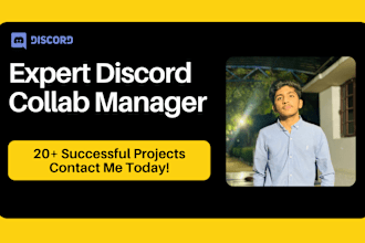 be your expert nft discord collab manager and moderator