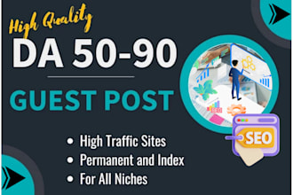 provide a high da guest post with premium inbound links, external internal links