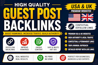 build niche relevant guest post backlinks
