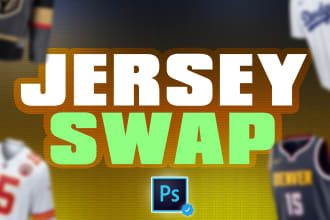create a professional sports jersey swap video edit