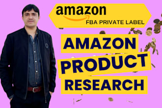 research and hunt amazon fba products for private label