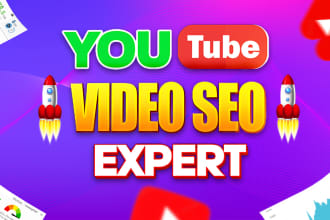 do best youtube video SEO expert optimization and top ranking organically