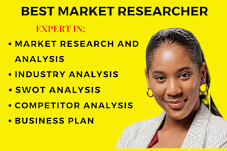 do excellent urgent market research and white papers