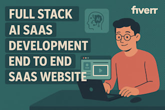 full stack ai saas development  end to end saas website