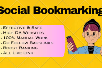 do social bookmarking increase domain authority with high da websites