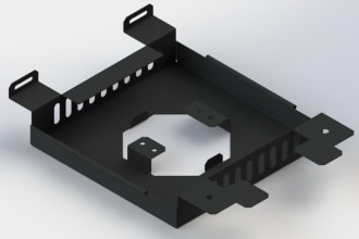 design 3d sheet metal parts, create drawings and generate dxf for laser cutting