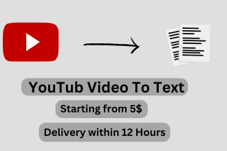 transcribe youtube video and audio transcription into word or srt