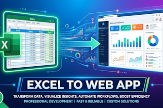 do excel to web application