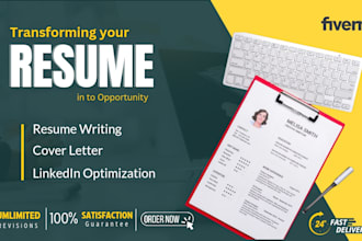 provide professional CV, ats optimization and resume writing