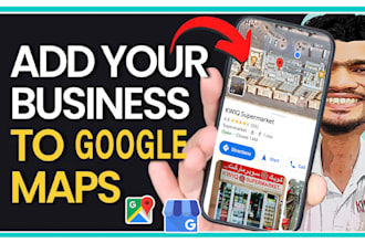 list your business and place on google and apple map