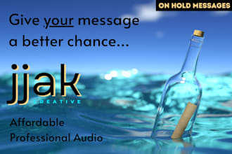 edit and mix audio tour guides and on hold marketing messages