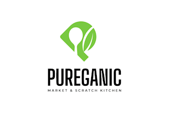 make aesthetic elegant, healthy food logo in 24 hours